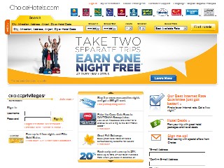 Web site www.choicehotels.com, DoubleTree by Hilton Hotel Norwalk
