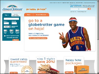 Web site www.howardjohnson.com, Howard Johnson