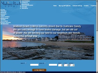 Web site www.madisonbeachhotel.com, Madison Beach Hotel
