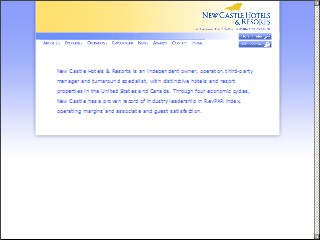 Web site www.newcastlehotels.com, New Castle Hotels Corp