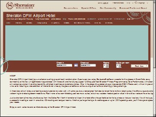 Web site www.sheraton.com, Sheraton