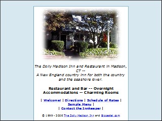 Web site www.thedollymadison.com, Cristy's Madison, Restaurant & Bar